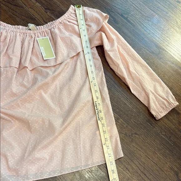Michael Kors Peach Blouse - Picture 6 of 7